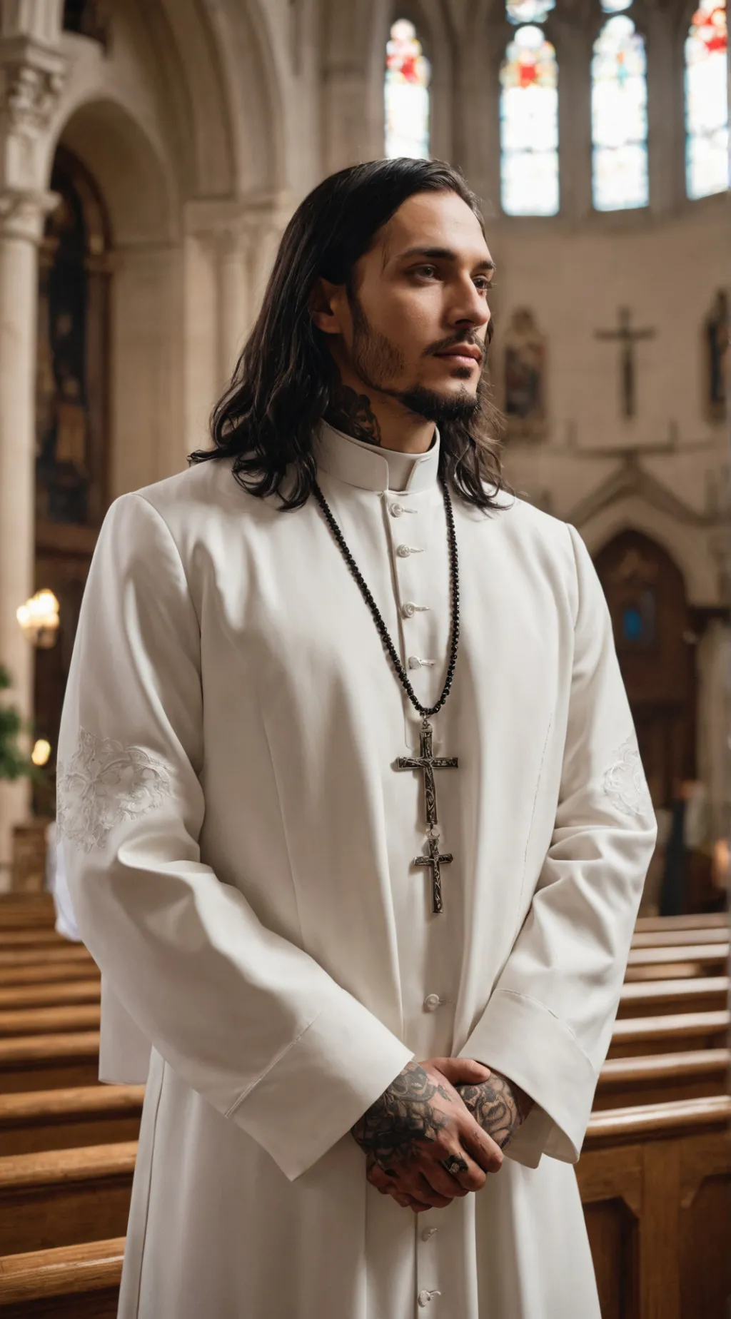 ai character: Father Richard background