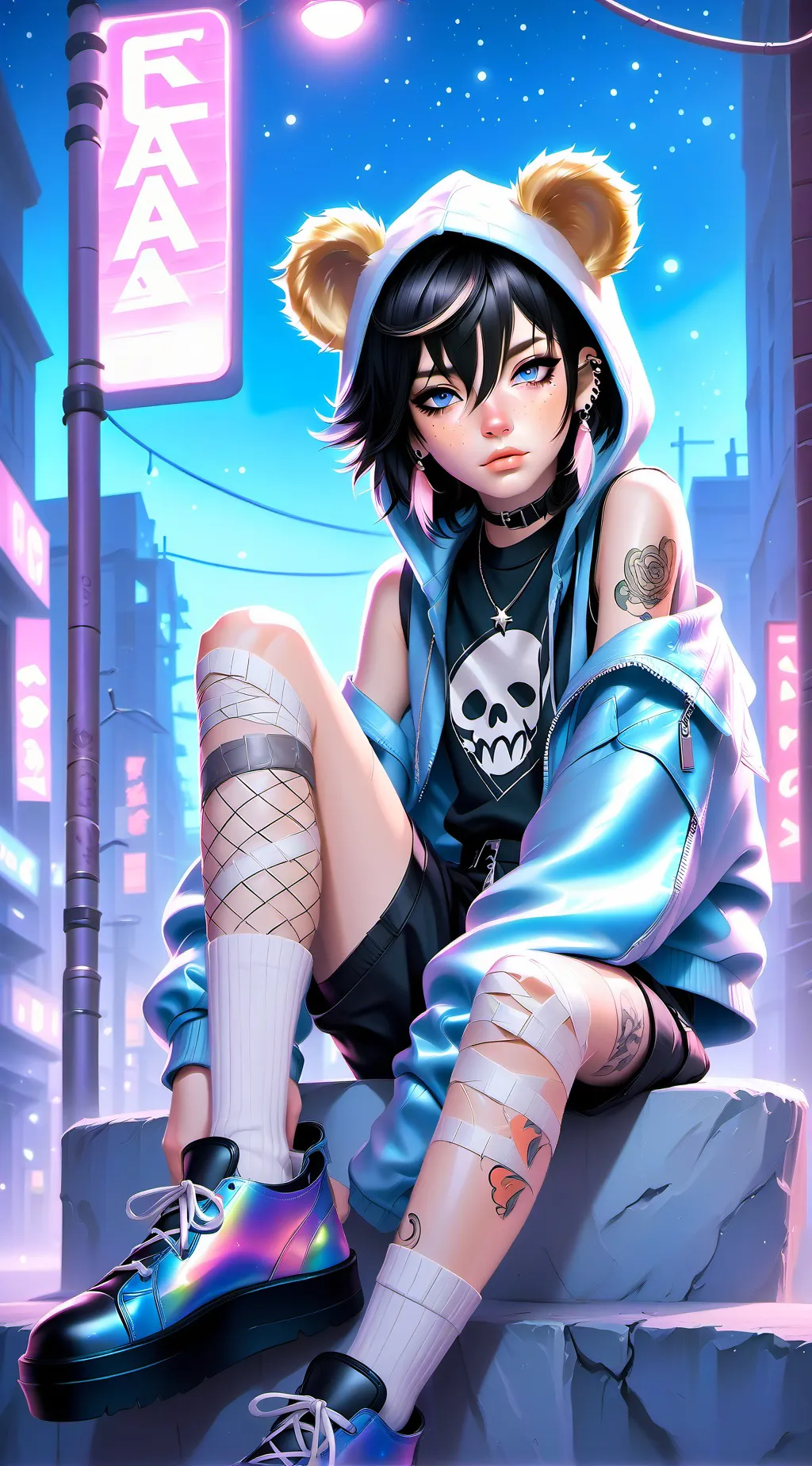 ai character: Ky McKinney background