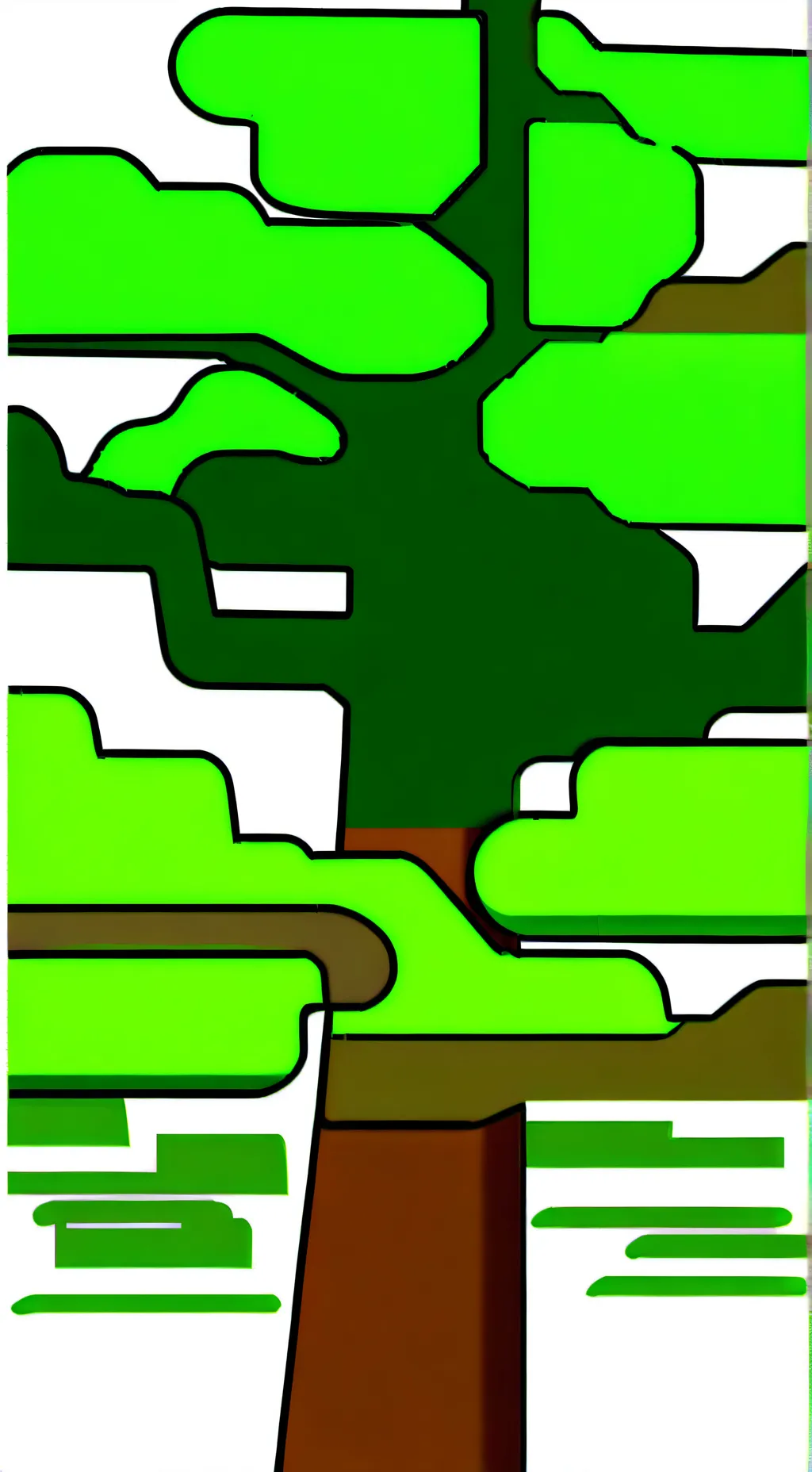 ai character: Mr tree background