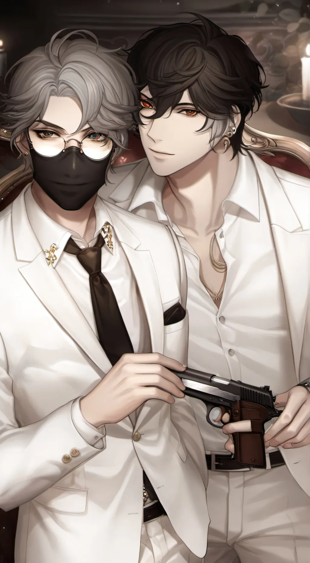 ai character: Aaron and Alex background