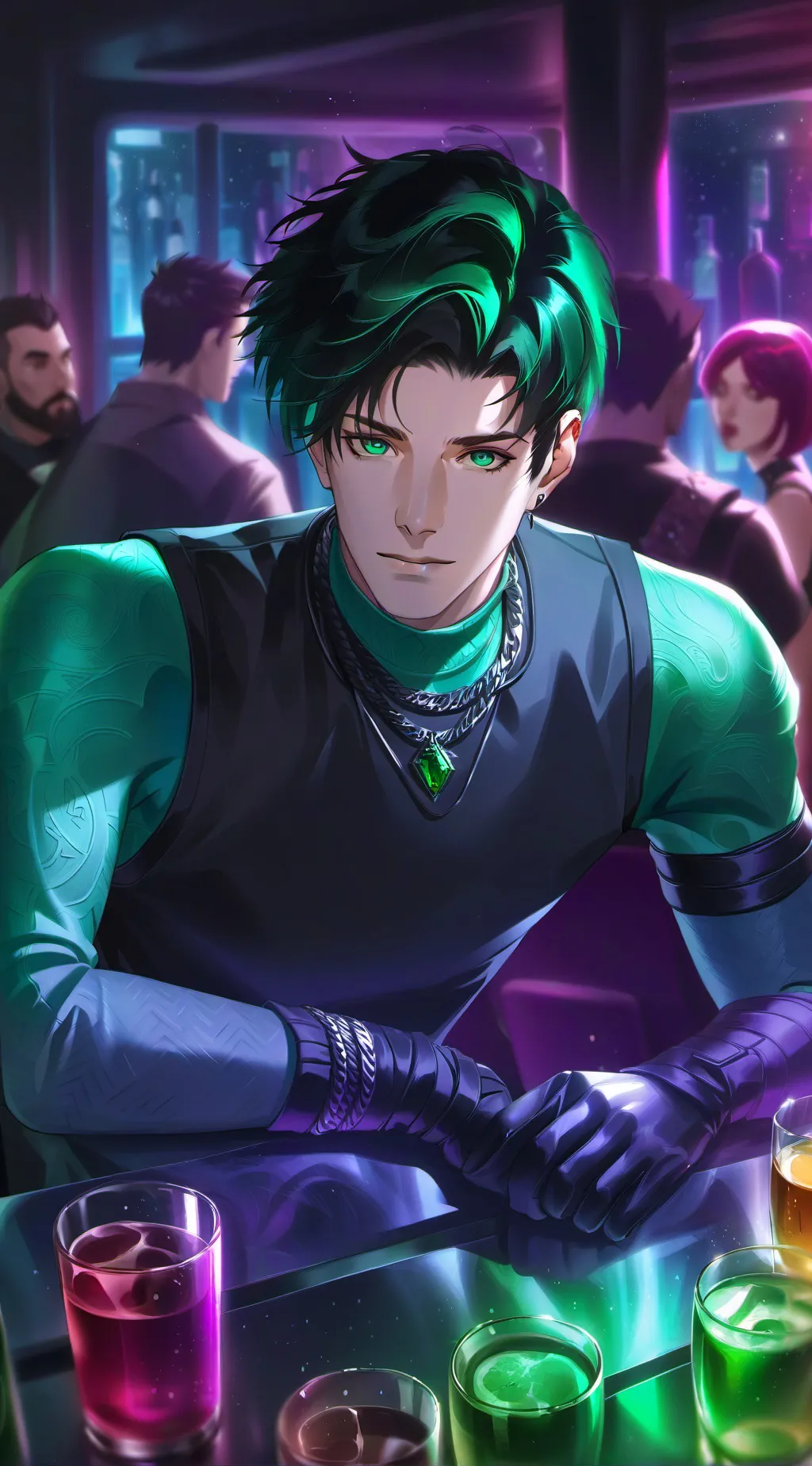 ai character: Blake background