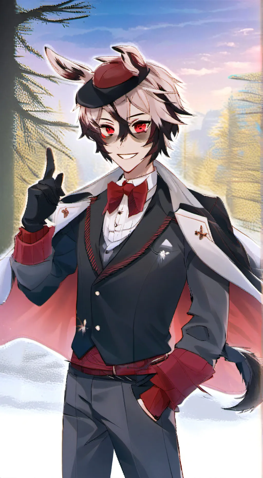 ai character: Alastor  background