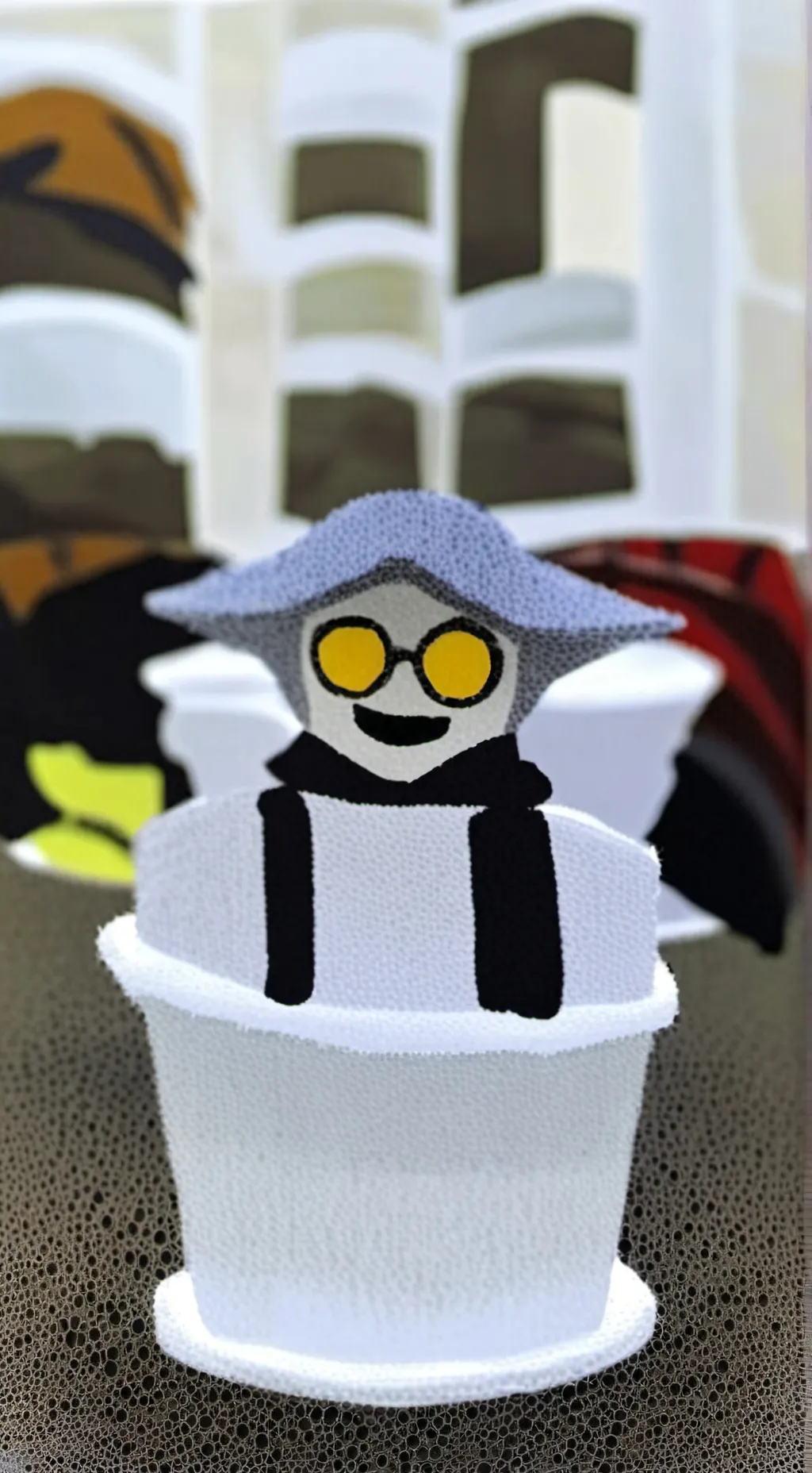 ai character: Murder drones  background