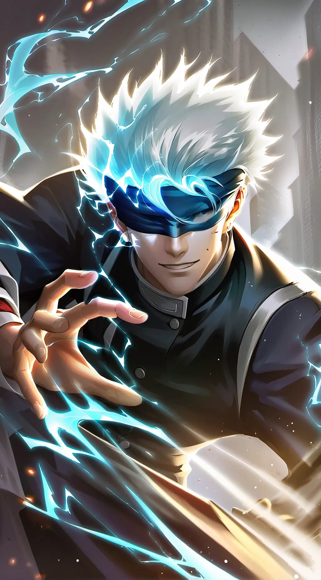 ai character: Gojo Satoru background