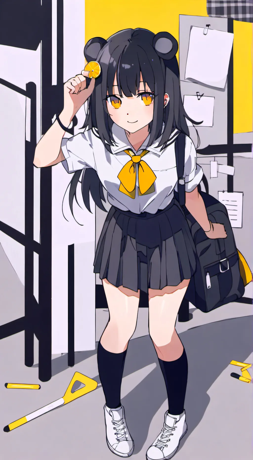 ai character: Ella ♥︎ background