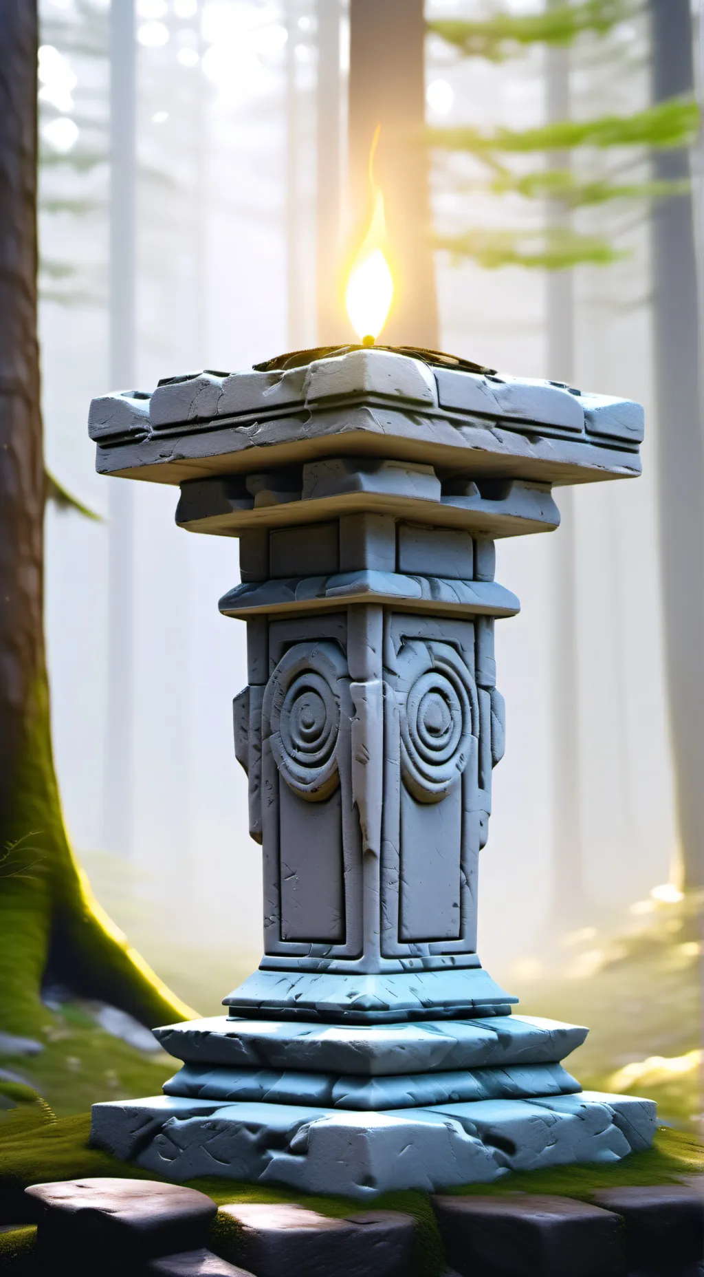 ai character: Forest of Elshire background