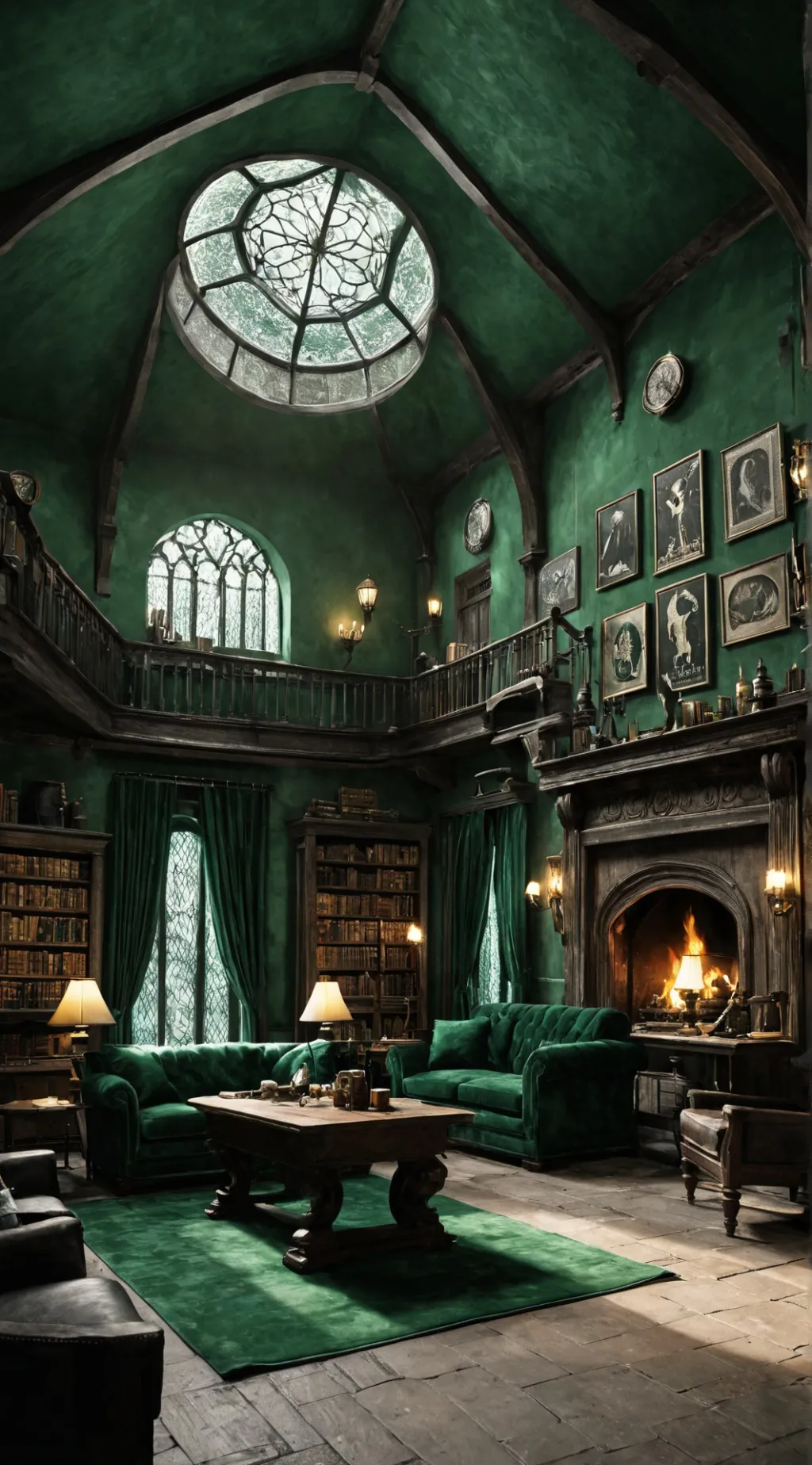 ai character: Yule ball  background