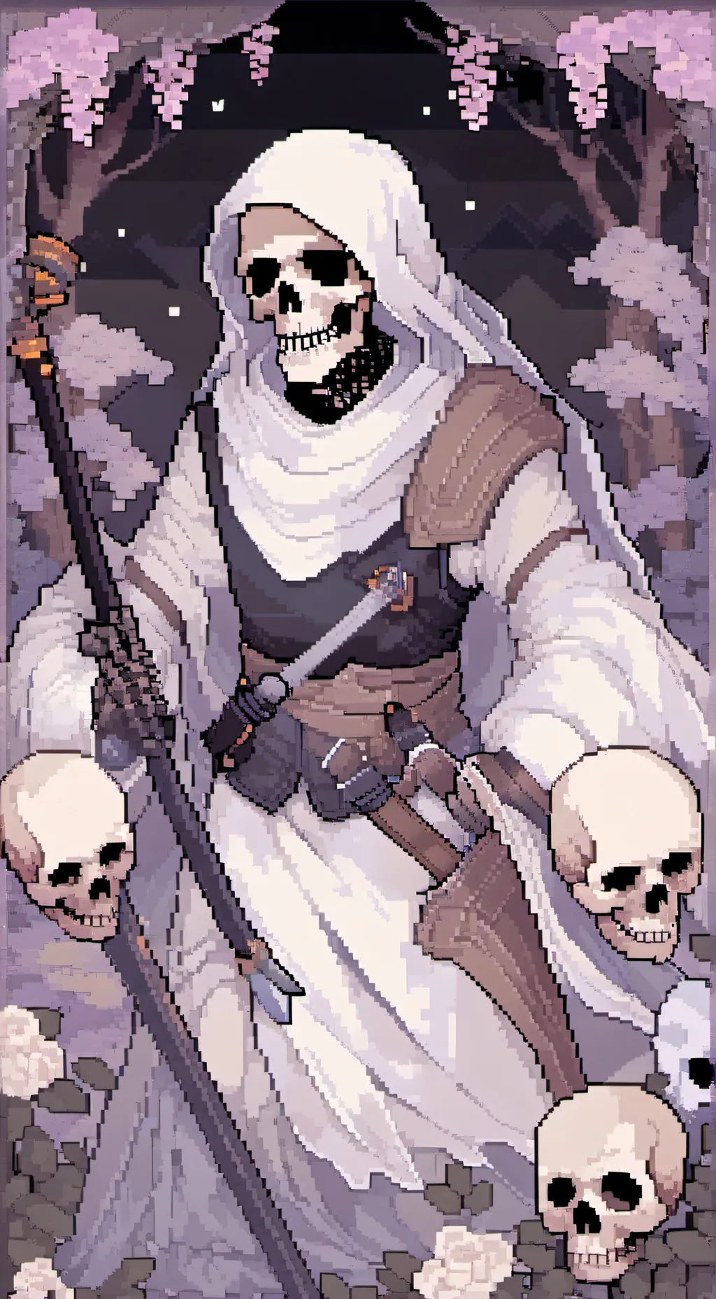 ai character: S  A  N  S background