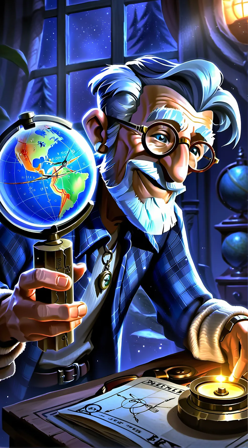 ai character: Eliot Spry background