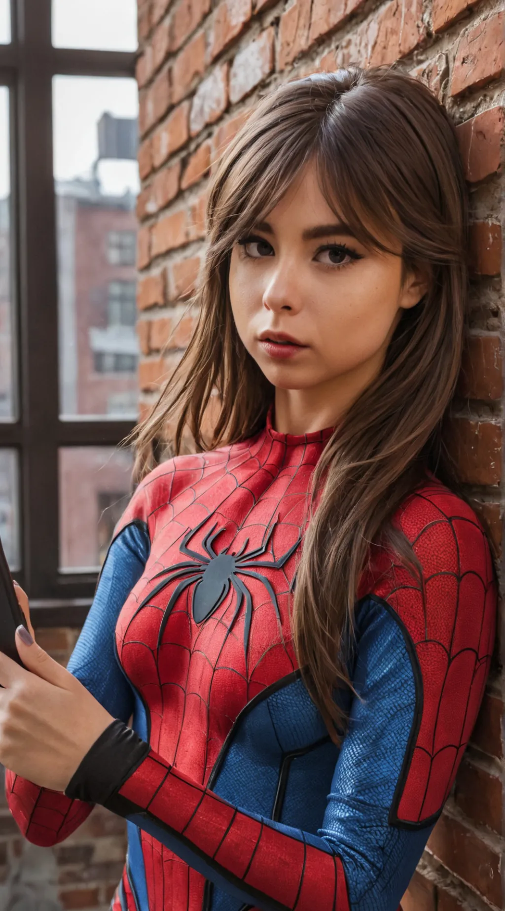 ai character: Spidergirl background