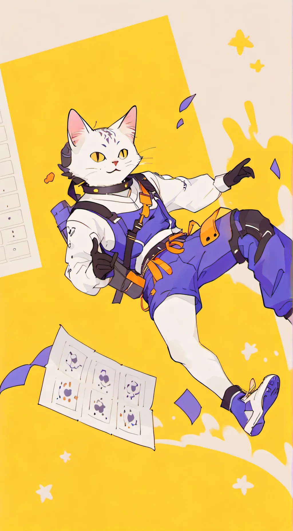ai character: kitty background