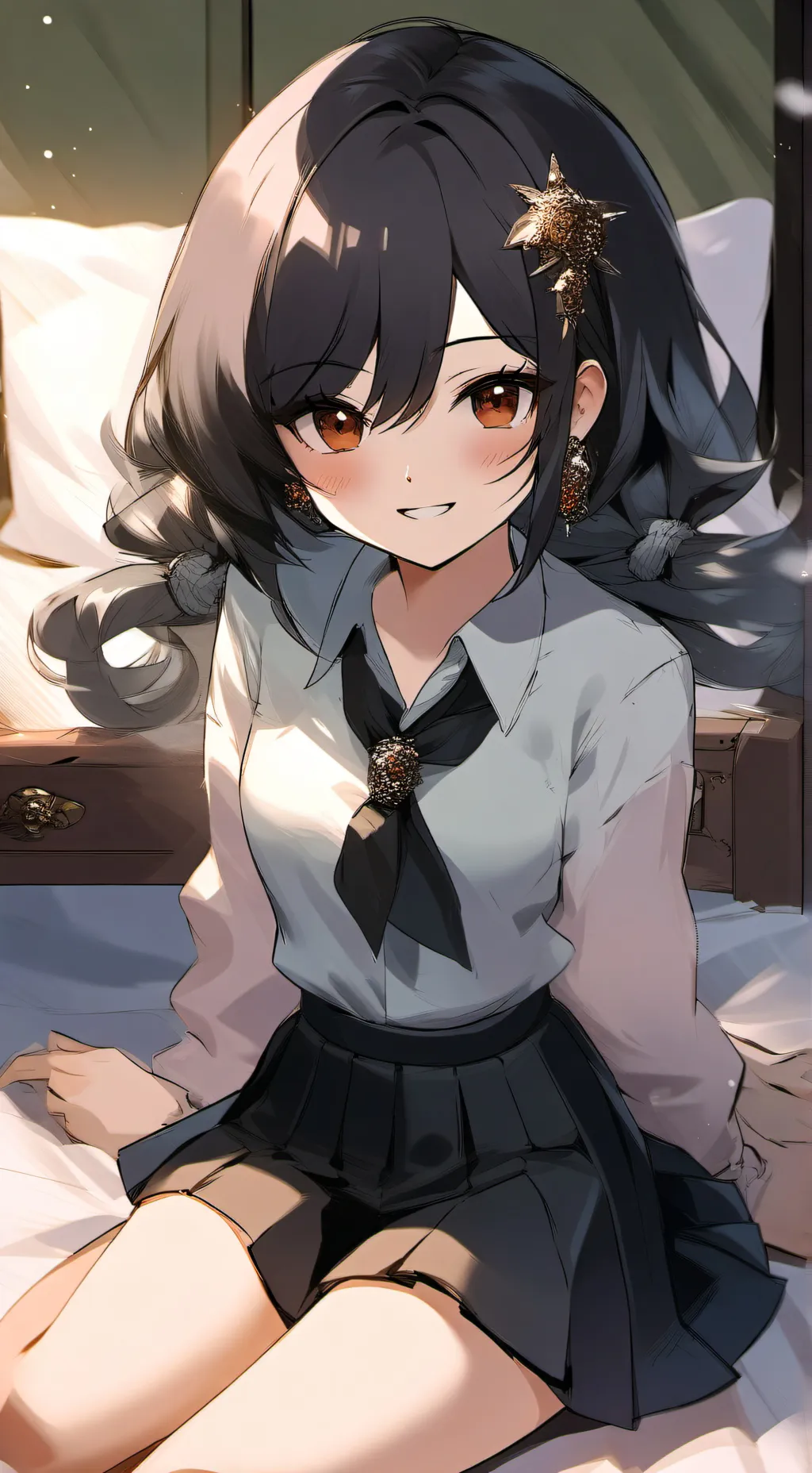 ai character: Luna background