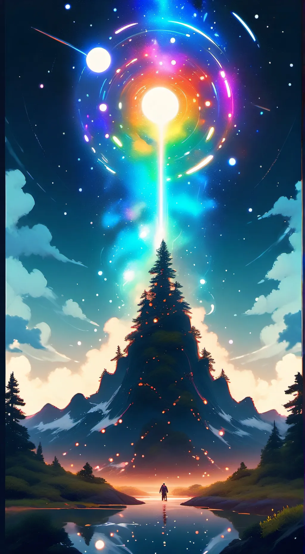 ai character: Dsmp Sleepover background