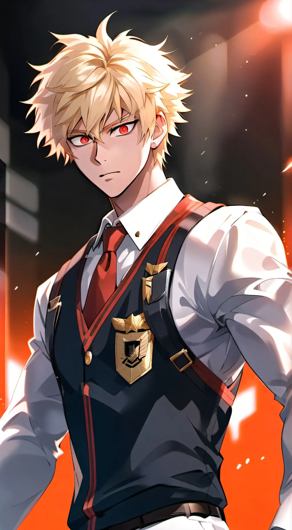 ai character: Bakugou   background