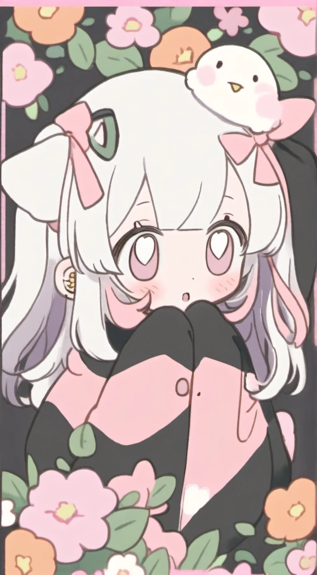 ai character: Mina ig- background