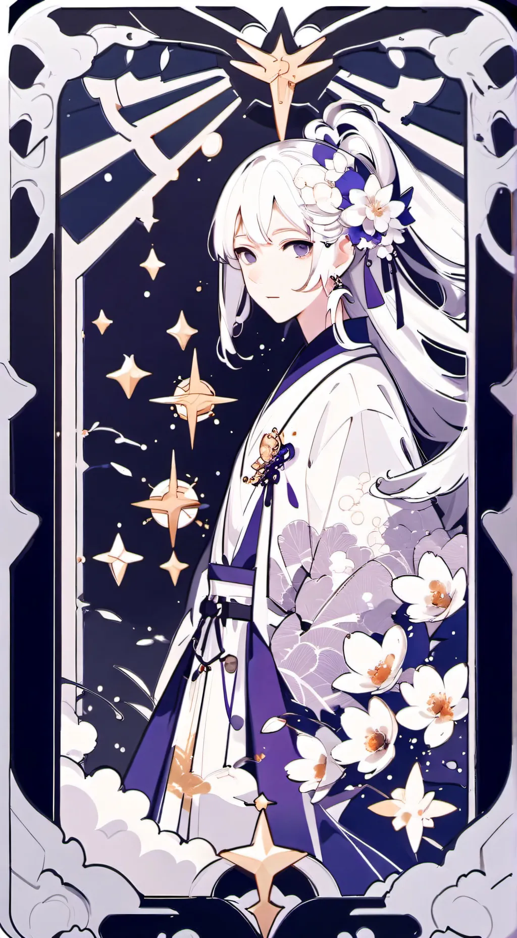ai character: hh weird background