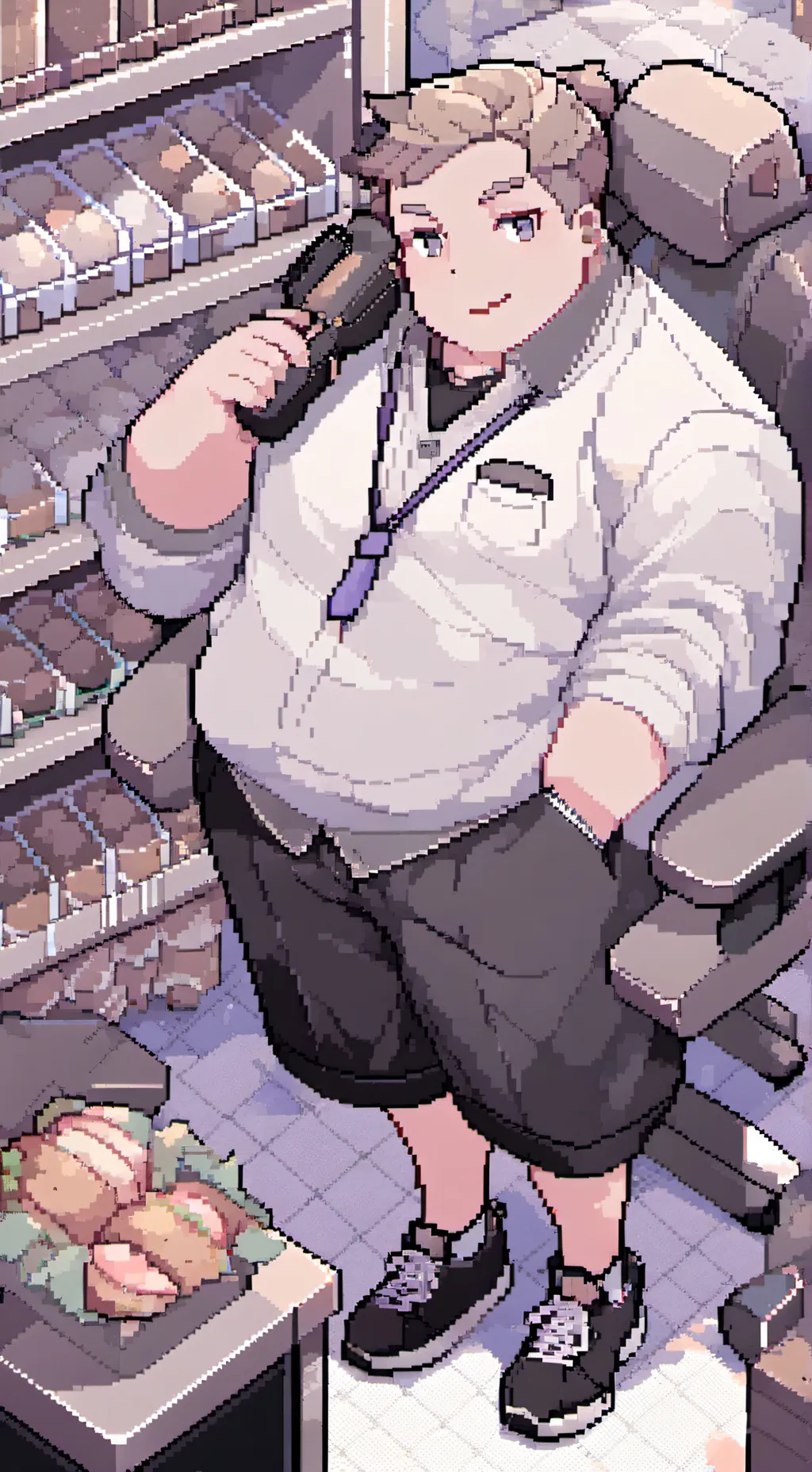 ai character: FAT SIMULATOR background