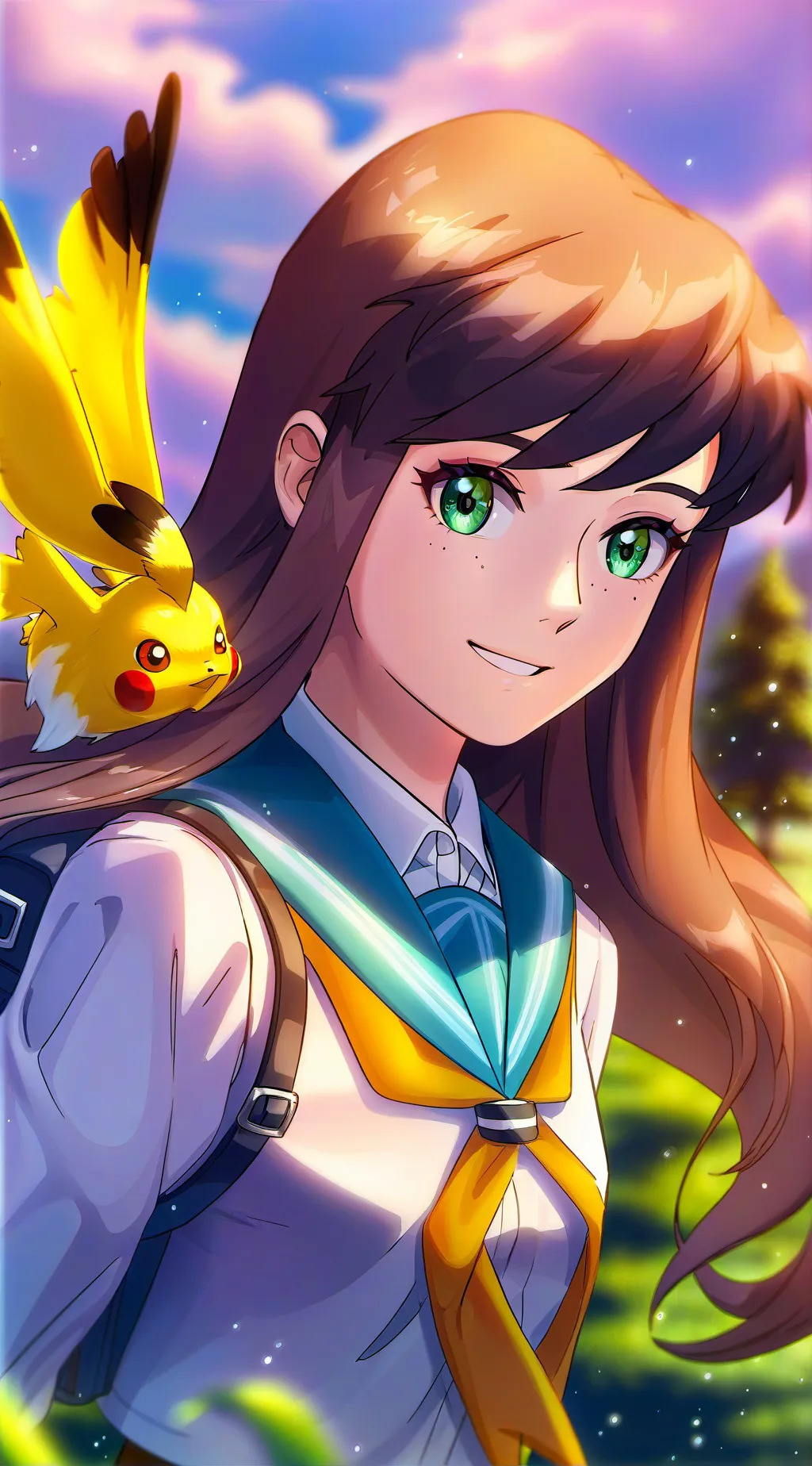 ai character: Miyu Takatsuki background
