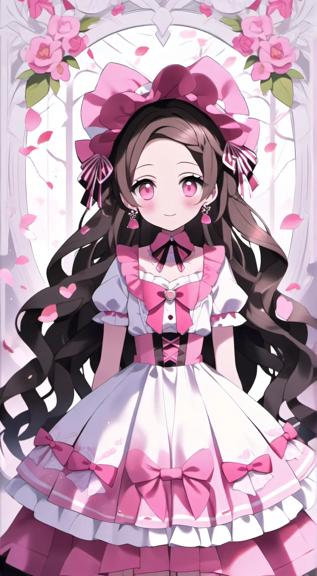 ai character: compleanno nezuko  background