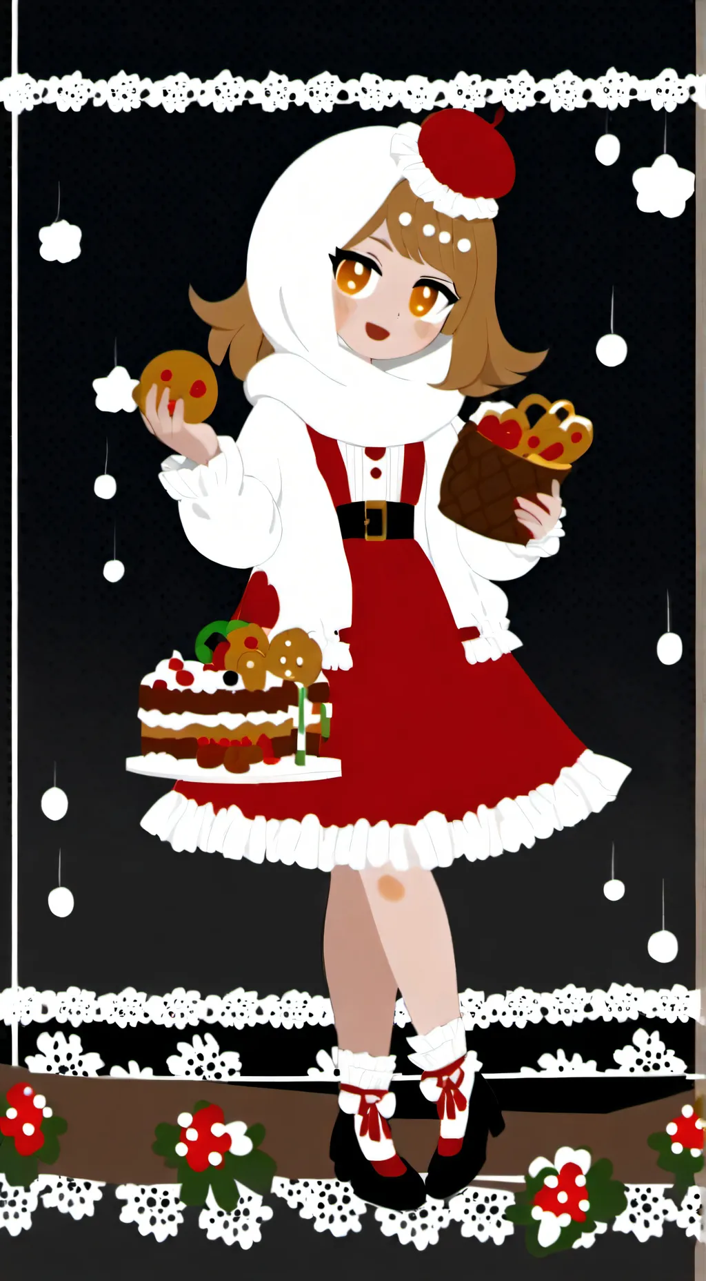 ai character: Ginger background