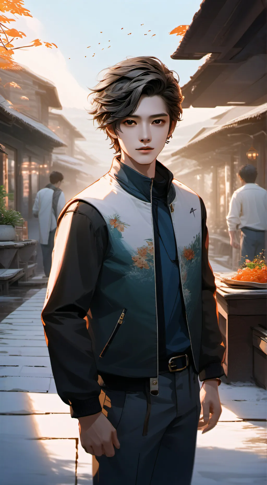 ai character: Santiago  background