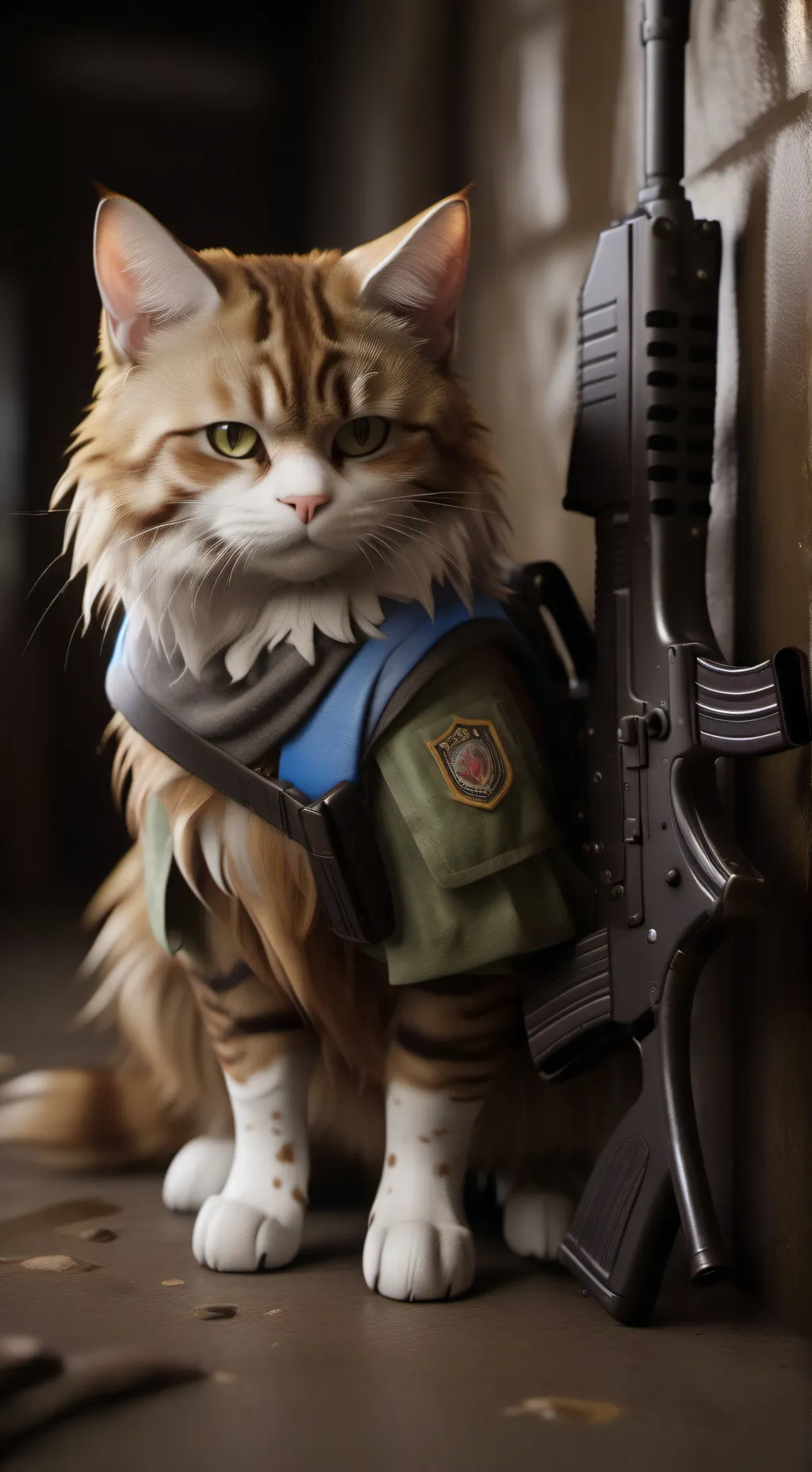 ai character: capitan gato  background