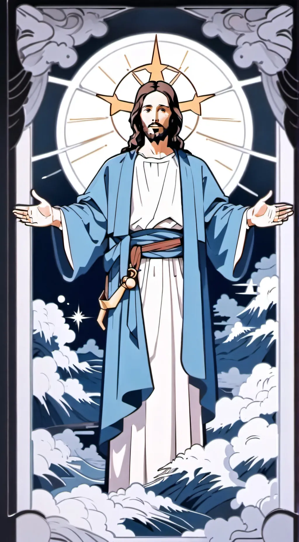 ai character: GOD background