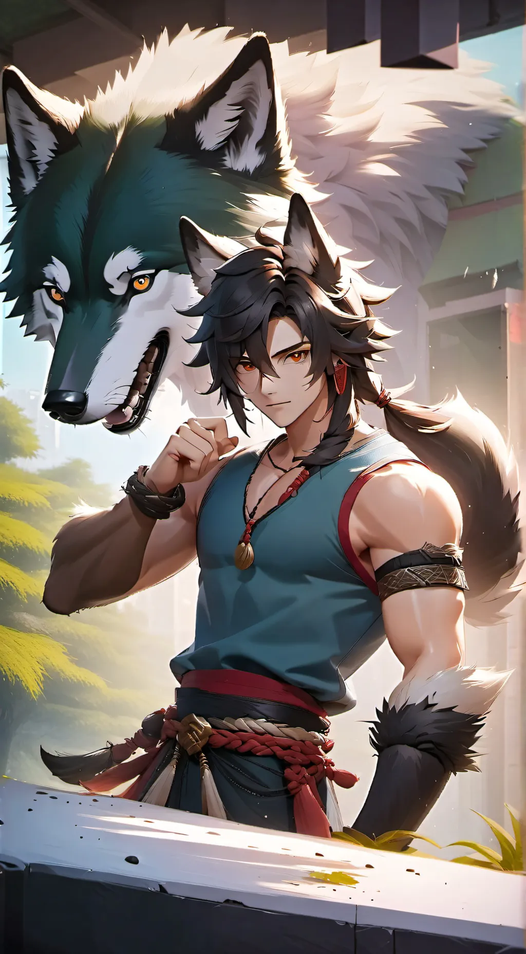 ai character: Xavier  background