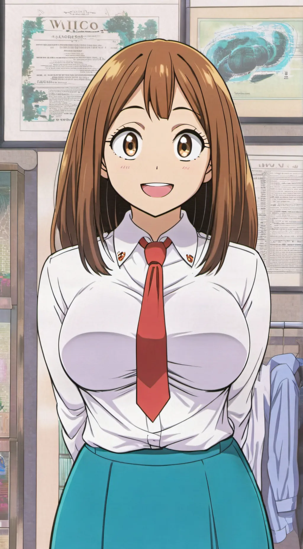 ai character: Ochaco Uraraka (3) background