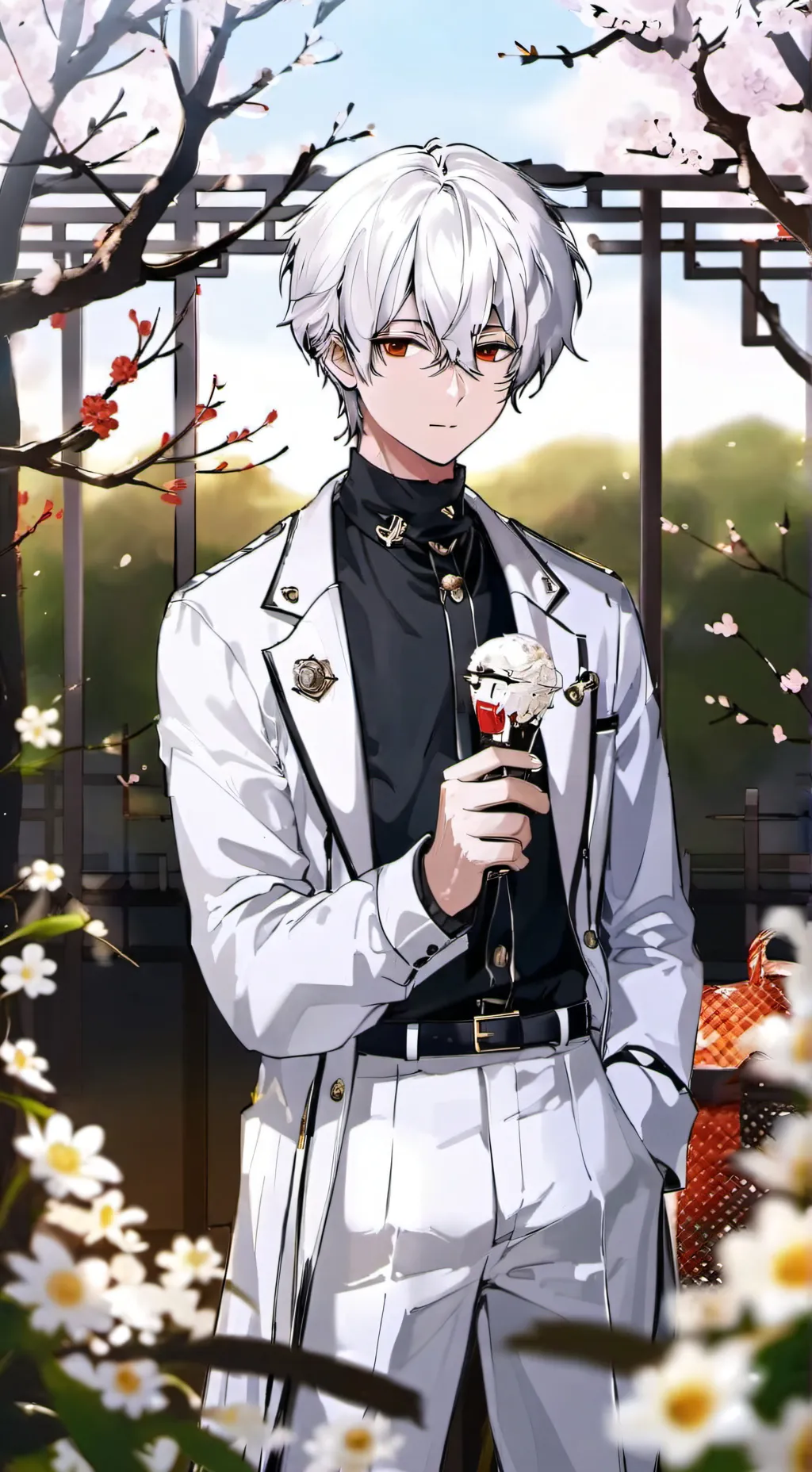 ai character: cutie boy background