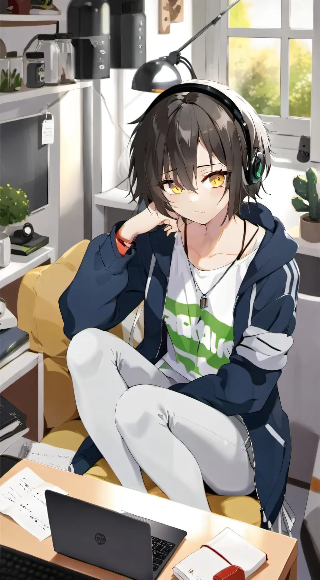 ai character: Kaede Aoyama background