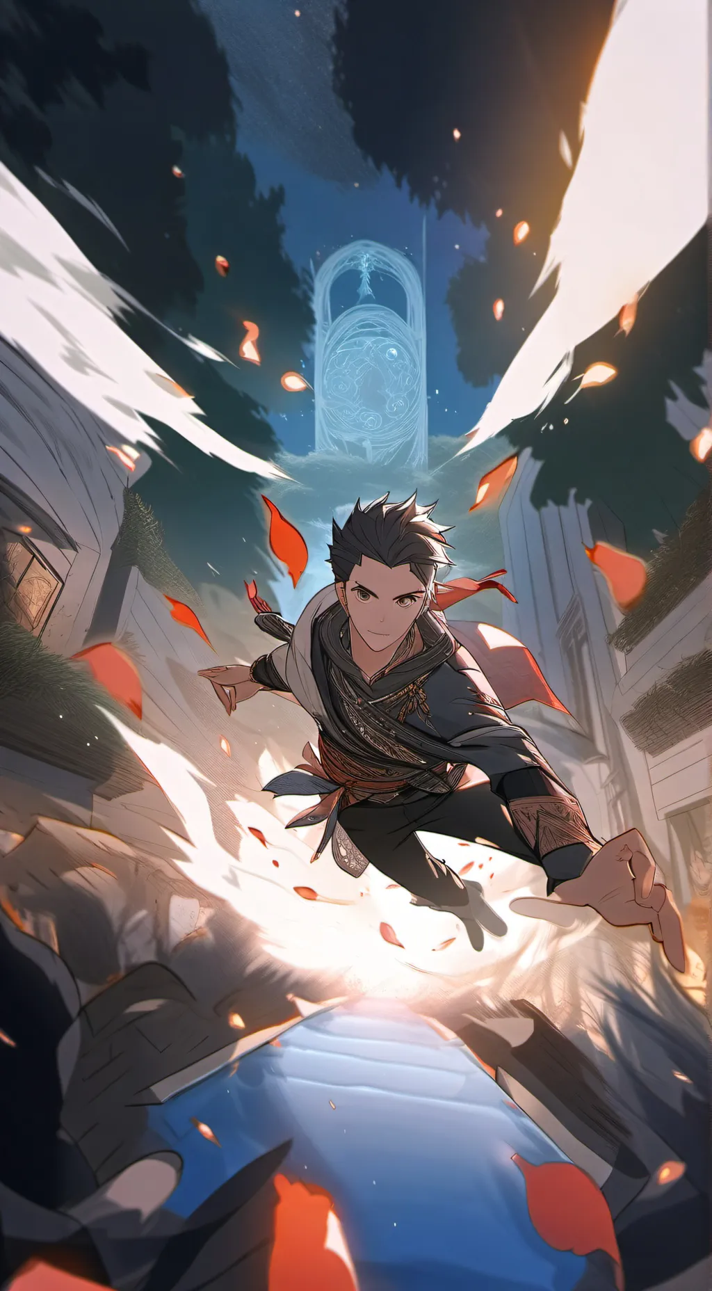 ai character: solo leveling  background