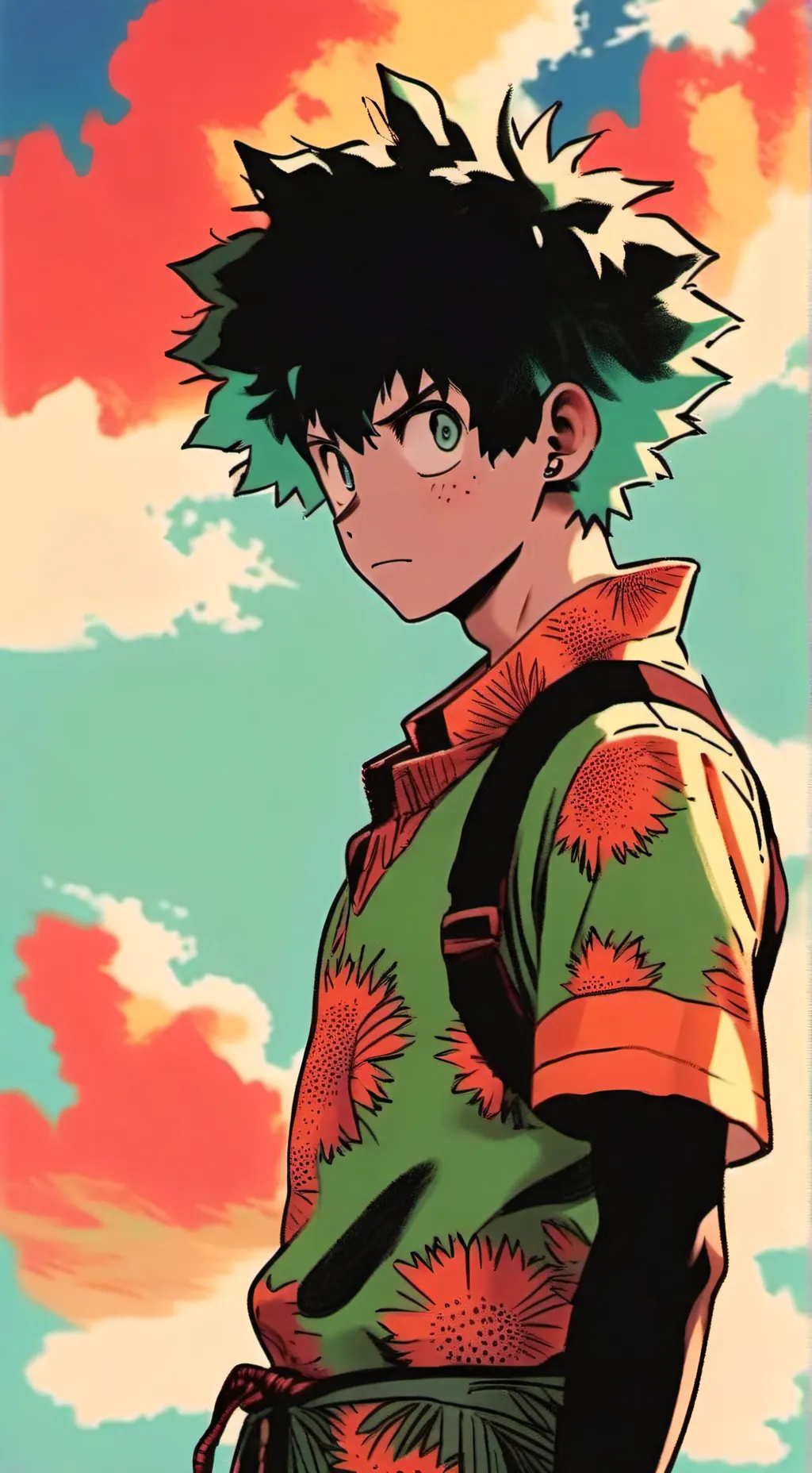 ai character: Mha babysitter background