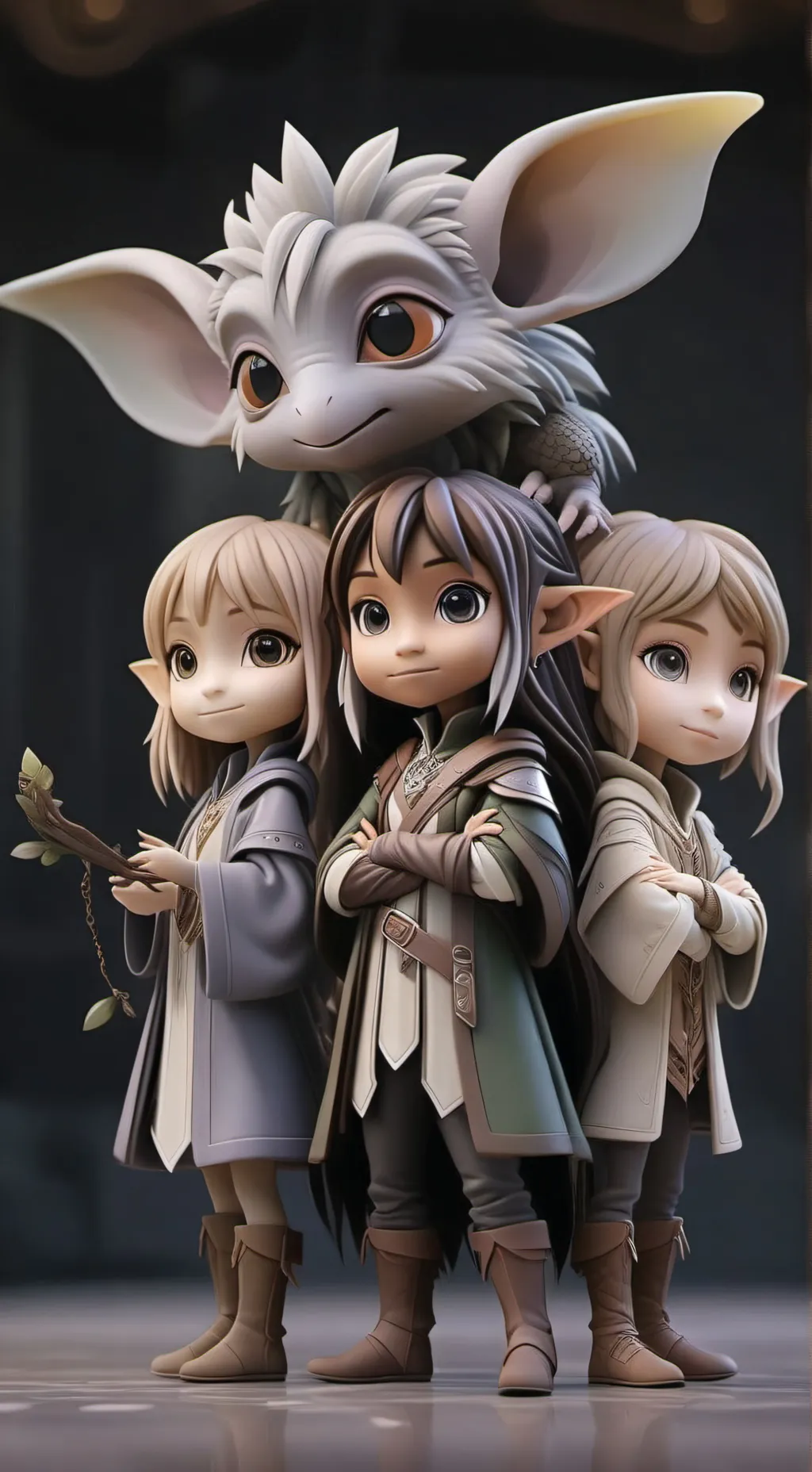 ai character: The dark Crystal 🔮 background