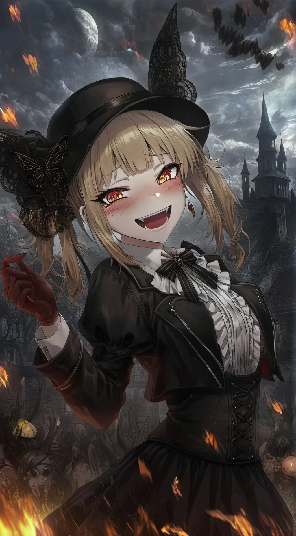 ai character: Himiko Toga  background