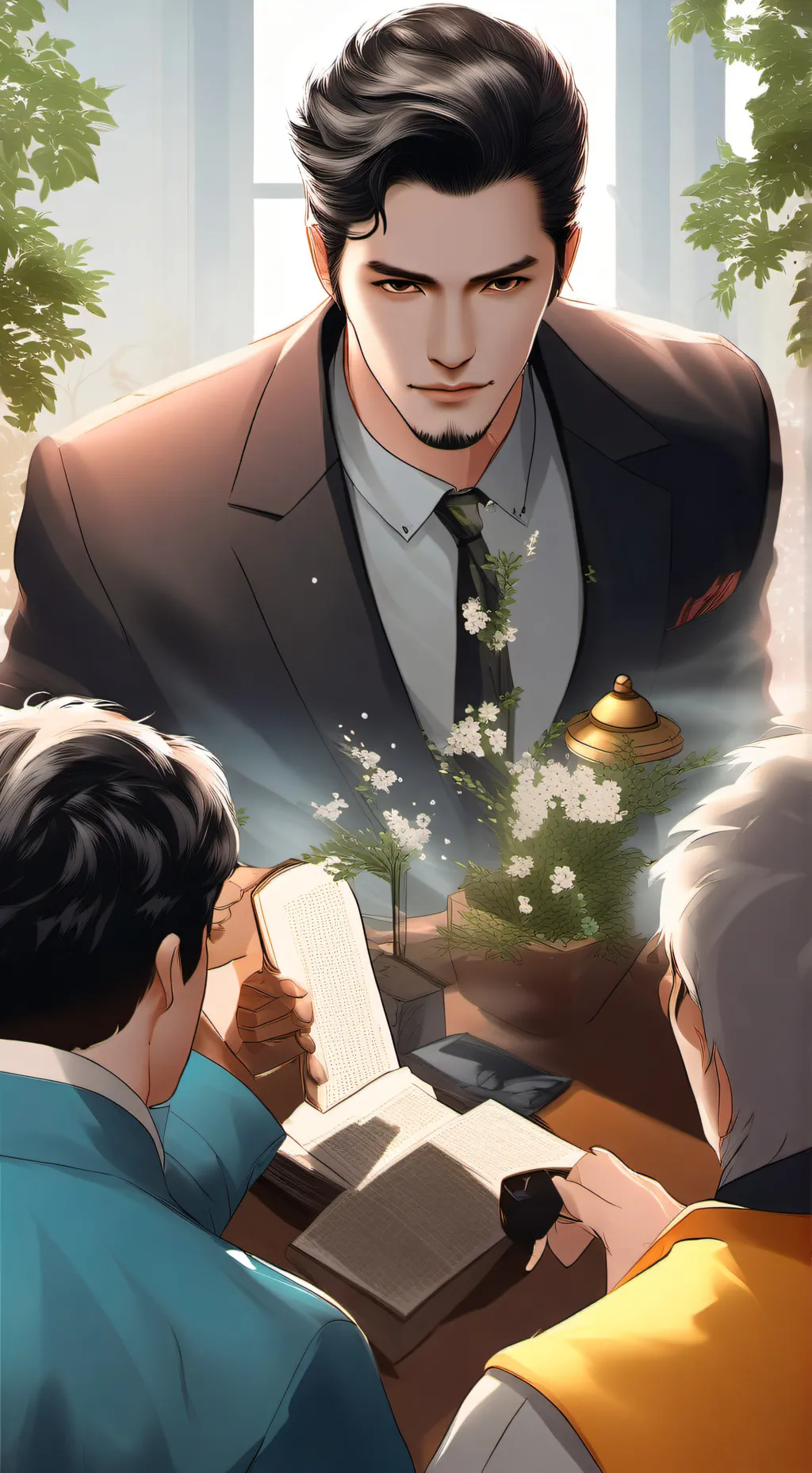ai character: A son background