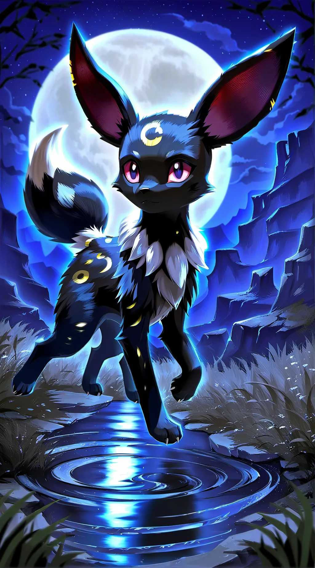ai character: ~\| Umbreon |/~ background
