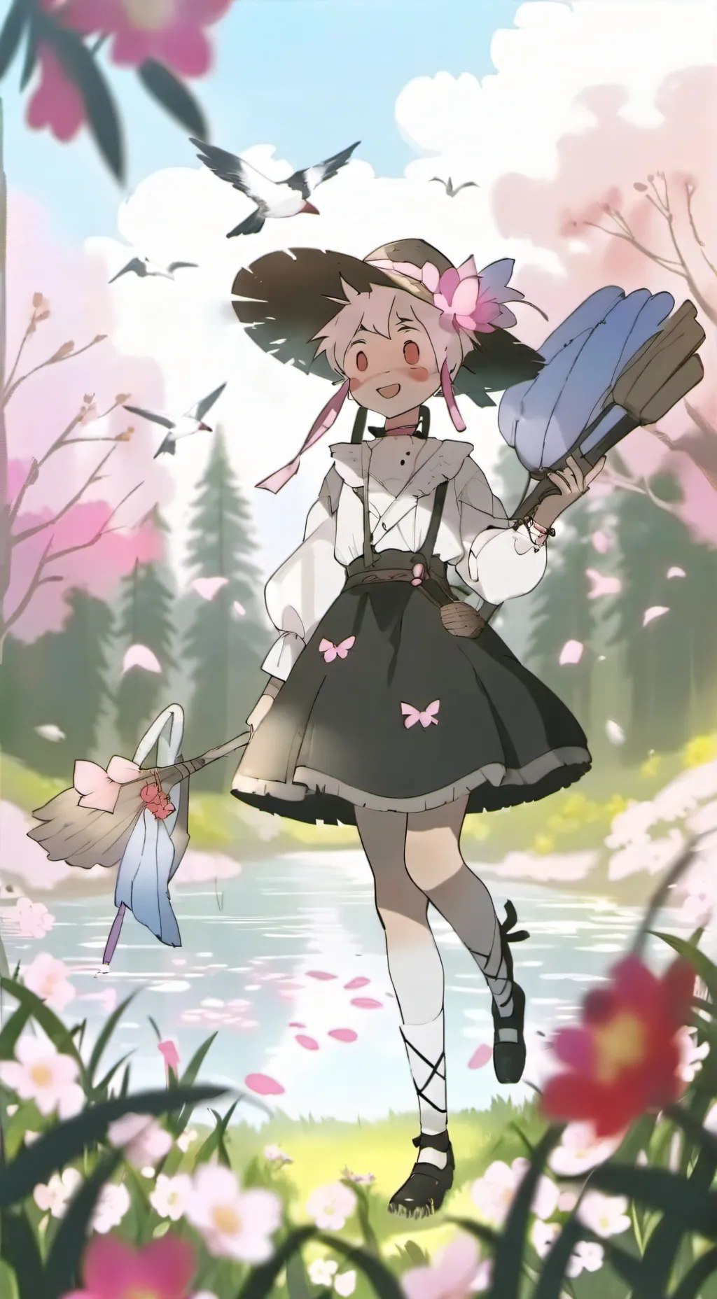 ai character: poor Melanie... background