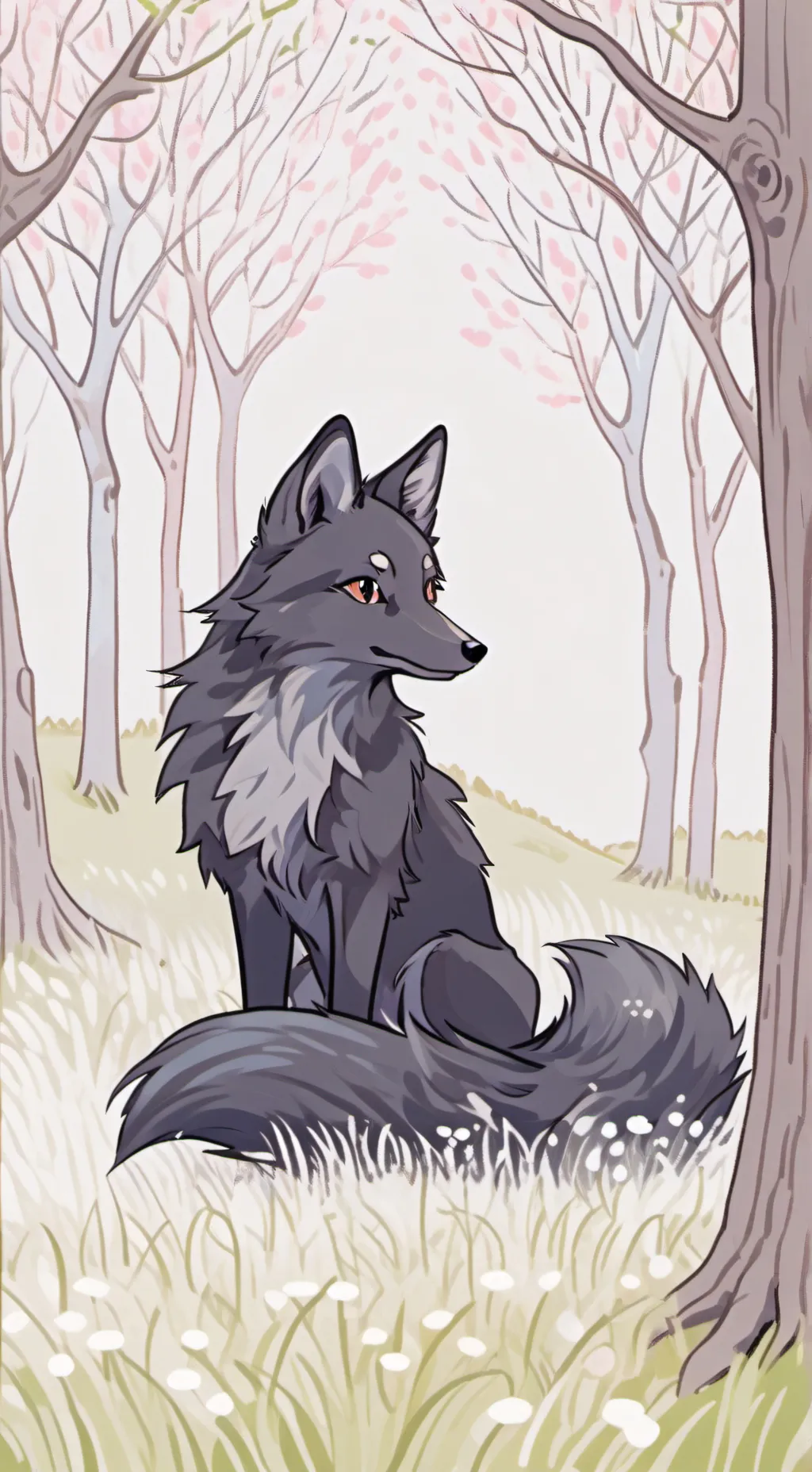 ai character: comfort Fox/Millie background
