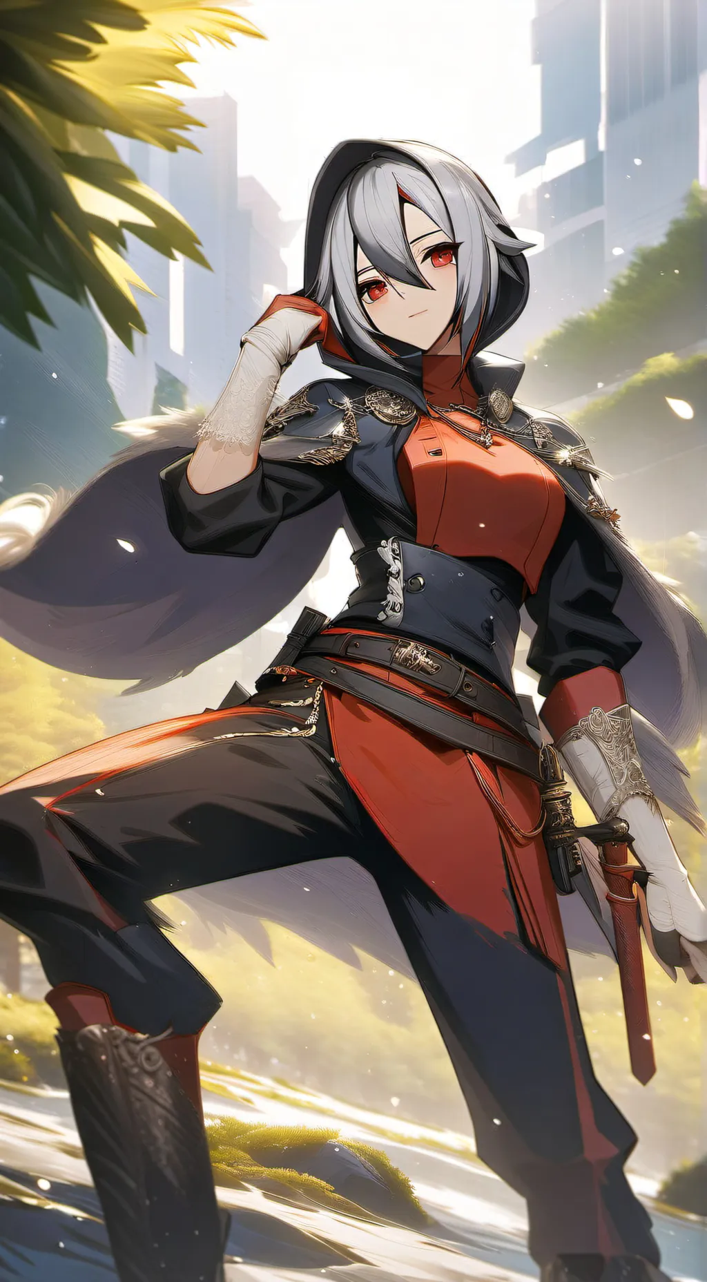 ai character: Arlecchino background