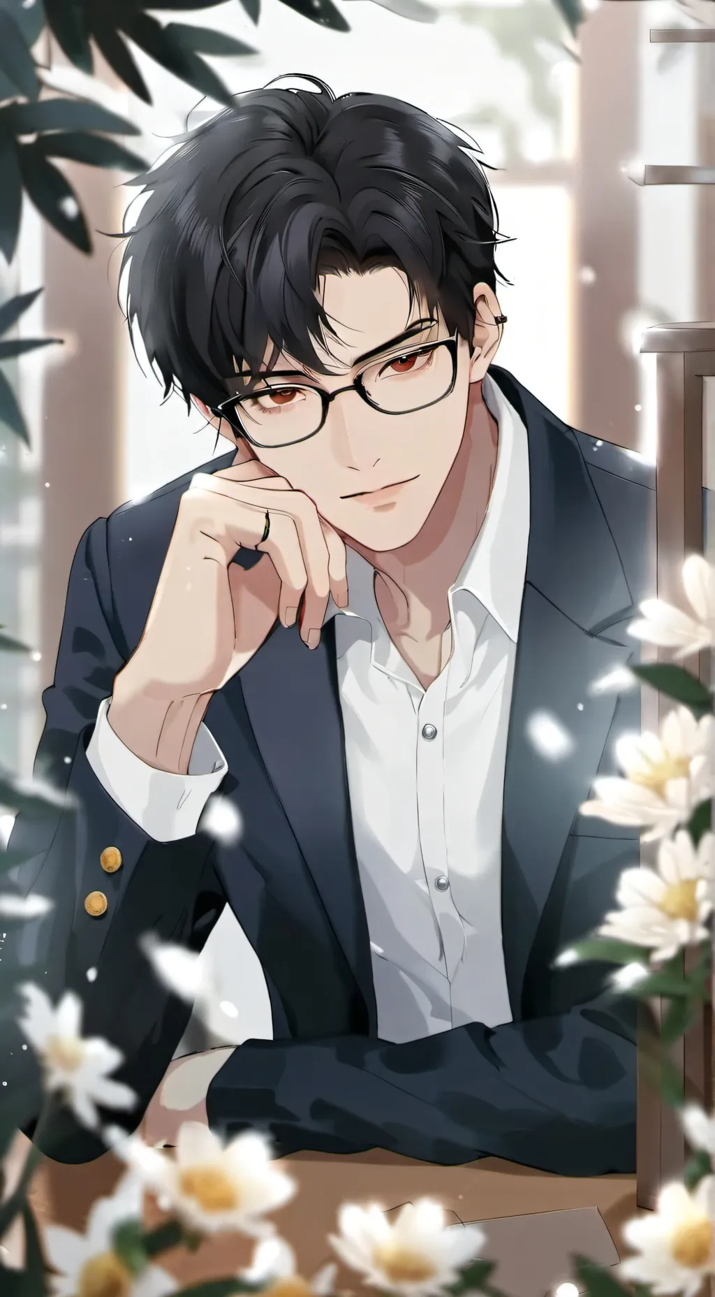 ai character: 👓Aiden😡 background