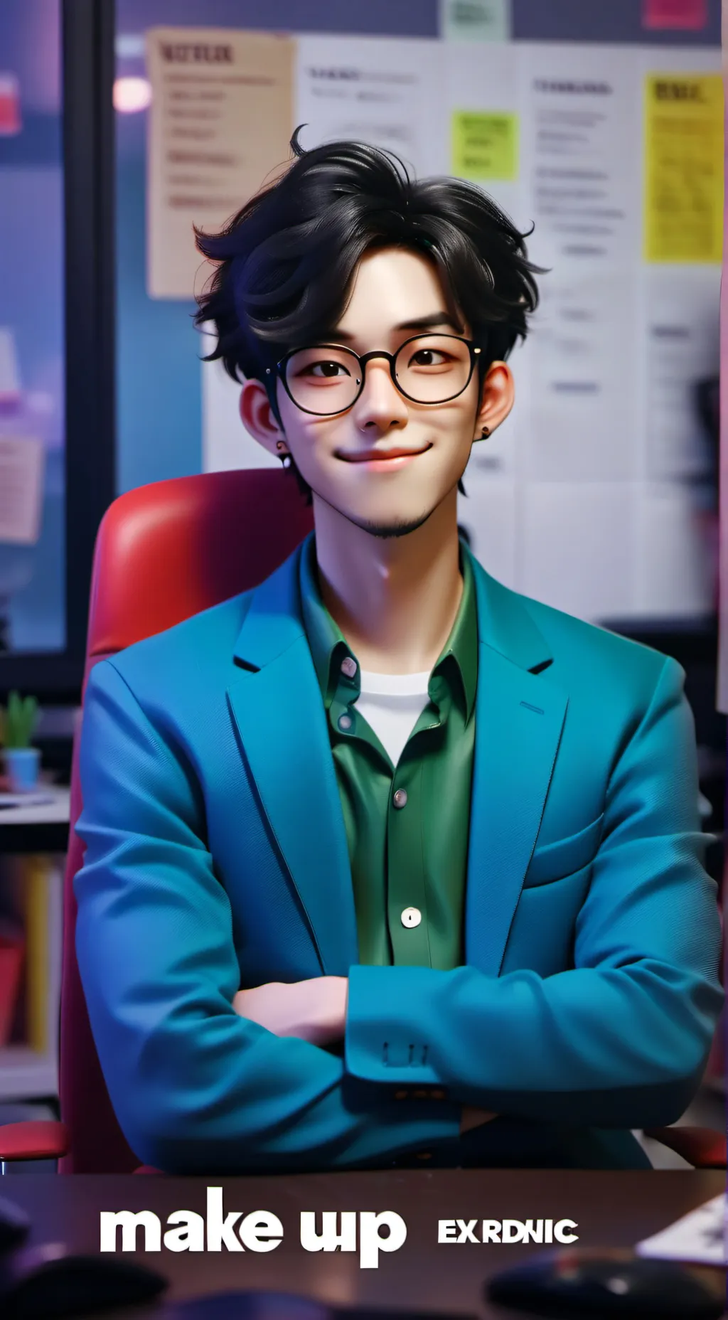 ai character: Wicked Workmate background
