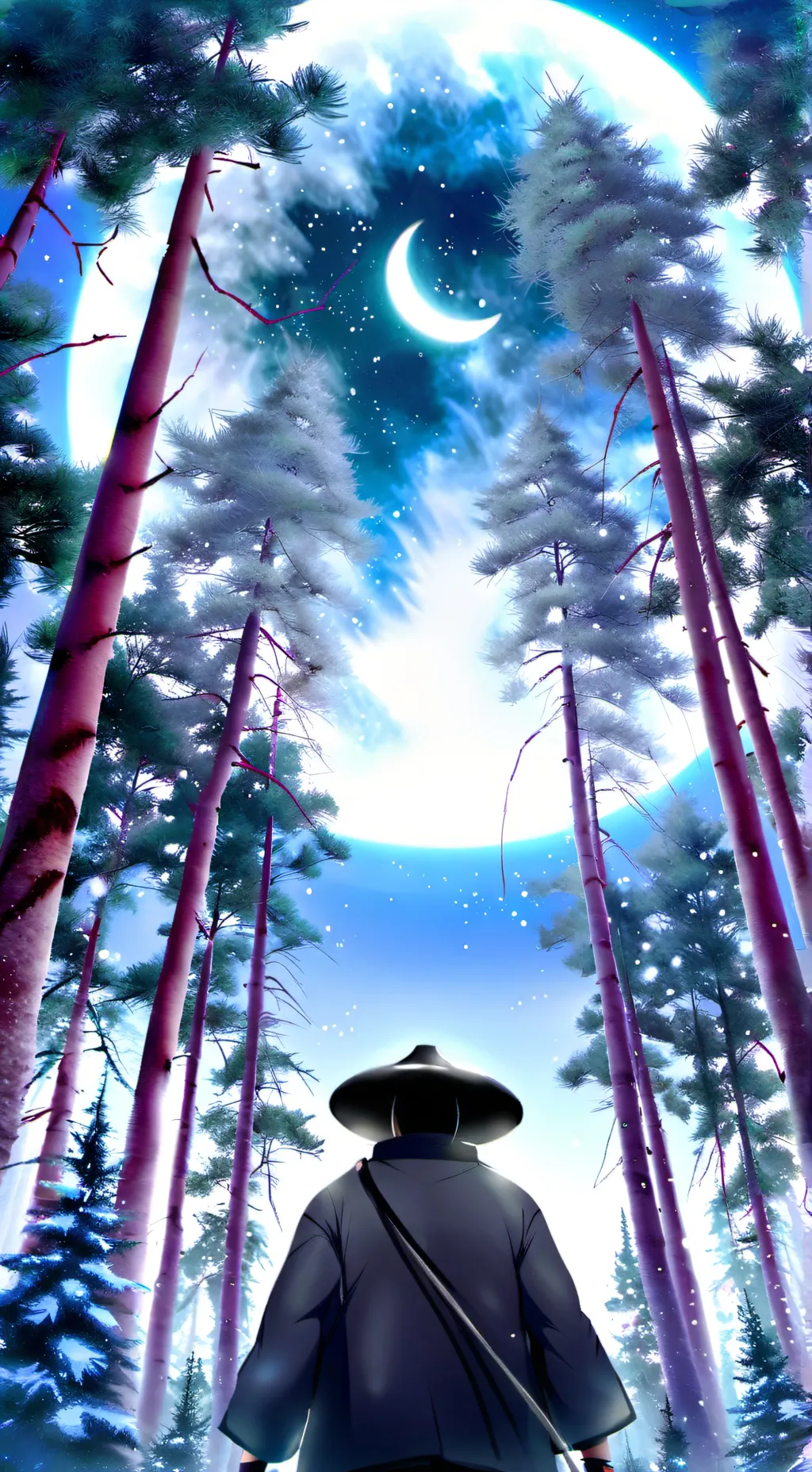 ai character: 力 Hashira 力 background