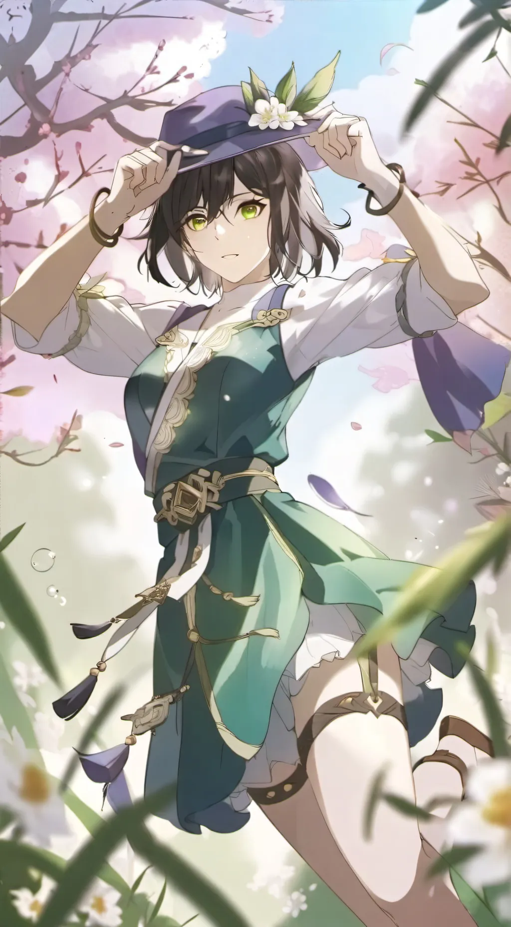 ai character: 🍁lea🍁 background