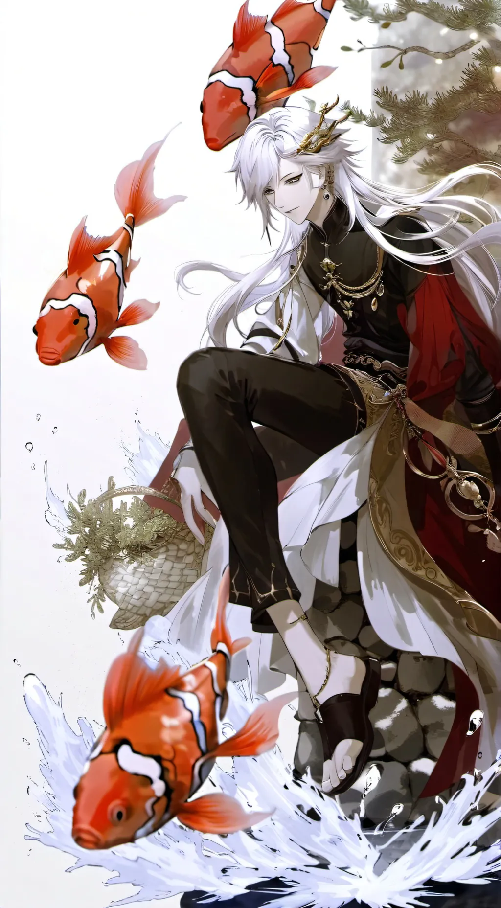 ai character: Entity303+Null background