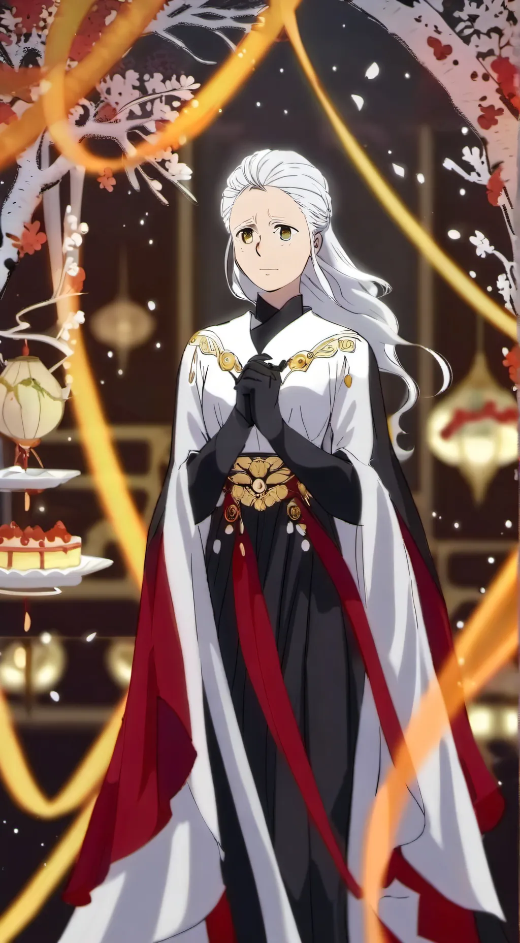 ai character: медсестра background