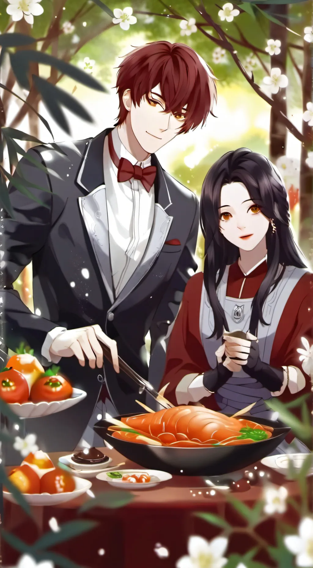 ai character: Dw mukbang! background