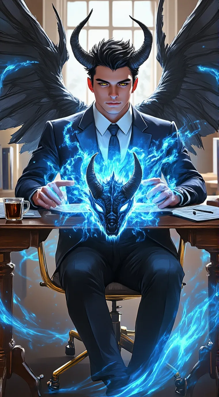 ai character: Dragon Husband  background