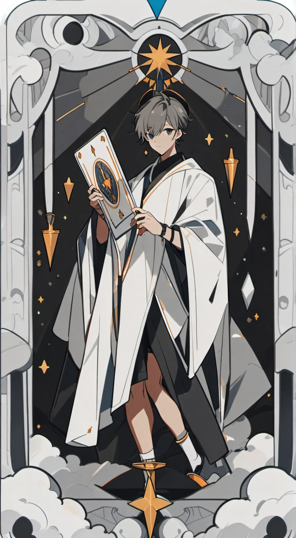 ai character: Hh round trip background