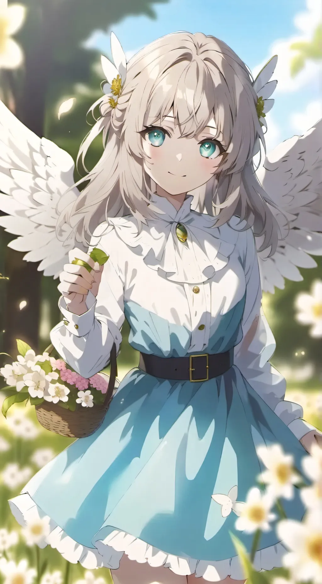 ai character: Love Angel background